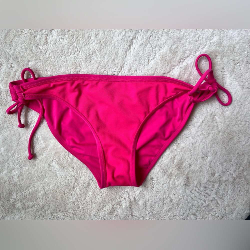 LA Hearts Bikini Pink Floral Bottoms Junior Size Large